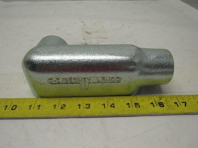 OZ GEDNEY LR100 1"  Iron Conduit Body Lot of 5