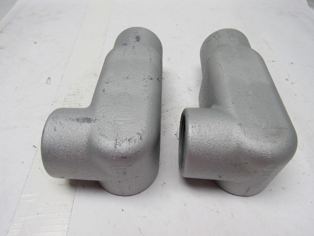 OZ Gedney LR57 CONDUIT BODY 1-1/2" OZGLR57  Form 7 LOT OF 2