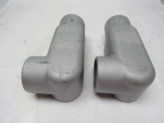 OZ Gedney LR57 CONDUIT BODY 1-1/2" OZGLR57  Form 7 LOT OF 2