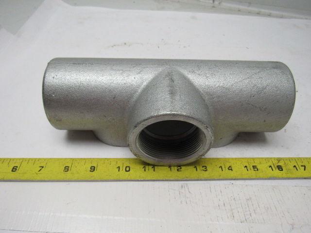 Cooper Crouse-Hinds T67 2" Form 7 Conduit Outlet, 3 Hubs Crouse Hinds Lot of 2
