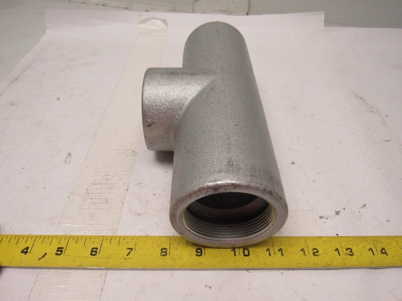 Cooper Crouse-Hinds T67 2" Form 7 Conduit Outlet, 3 Hubs Crouse Hinds Lot of 2