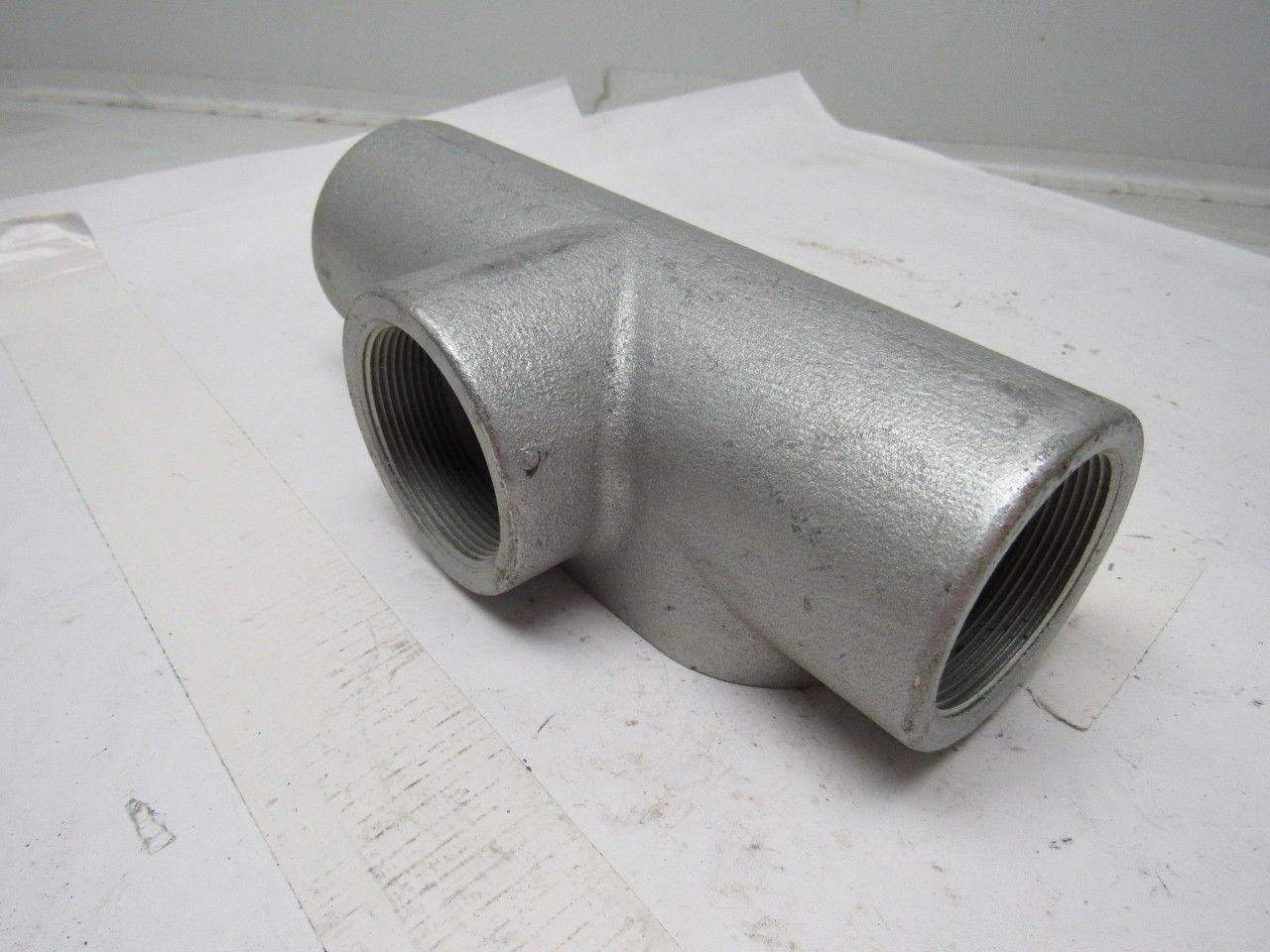 Cooper Crouse-Hinds T67 2" Form 7 Conduit Outlet, 3 Hubs Crouse Hinds Lot of 2