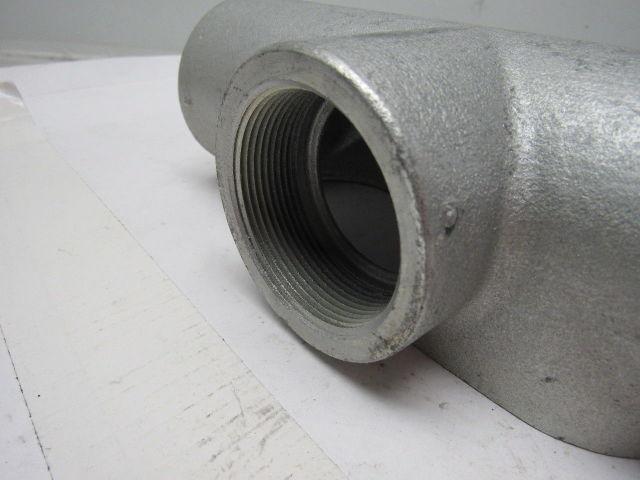 Cooper Crouse-Hinds T67 2" Form 7 Conduit Outlet, 3 Hubs Crouse Hinds Lot of 2