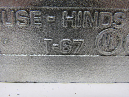 Cooper Crouse-Hinds T67 2" Form 7 Conduit Outlet, 3 Hubs Crouse Hinds Lot of 2