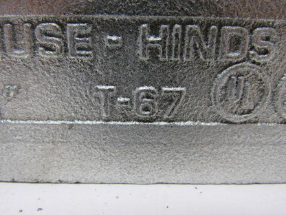Cooper Crouse-Hinds T67 2" Form 7 Conduit Outlet, 3 Hubs Crouse Hinds Lot of 2