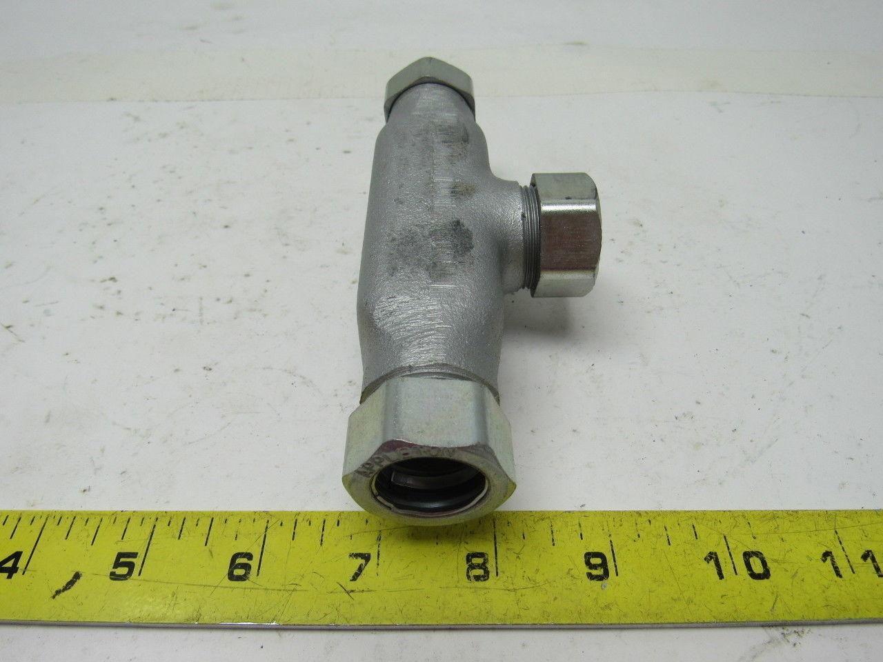 Appleton T50N-M Conduit Outlet Body, Rigid Conduit Malleable Iron 1/2" Lot of 5