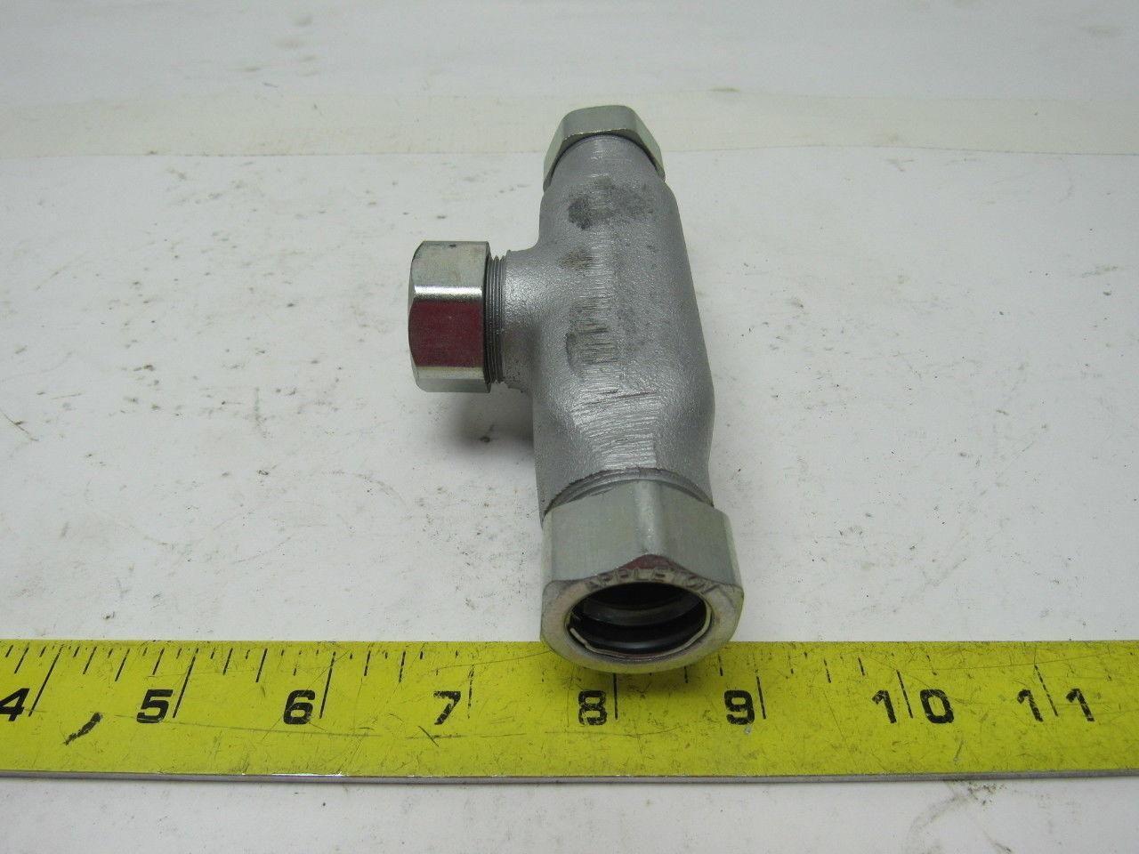 Appleton T50N-M Conduit Outlet Body, Rigid Conduit Malleable Iron 1/2" Lot of 5