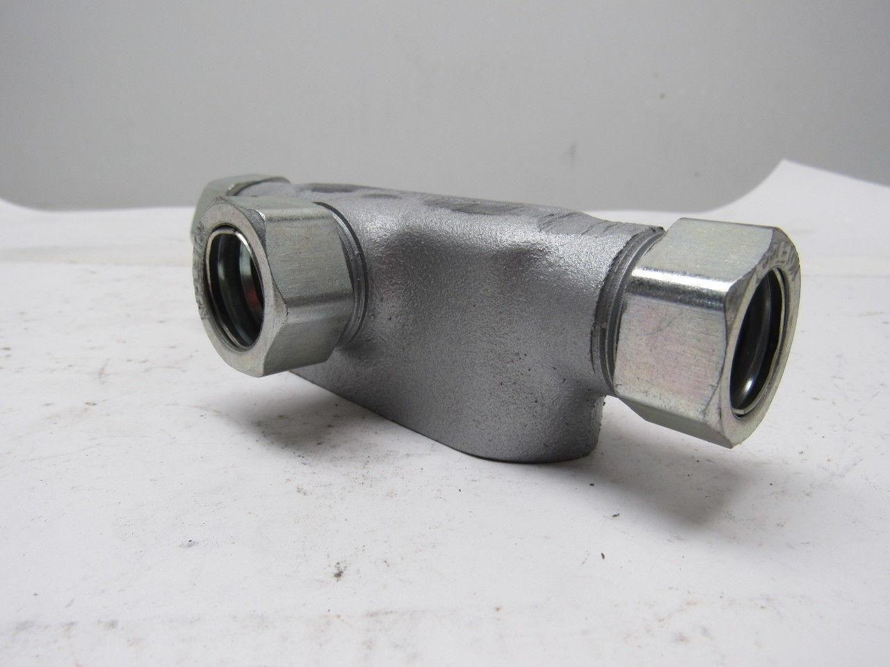 Appleton T50N-M Conduit Outlet Body, Rigid Conduit Malleable Iron 1/2" Lot of 5