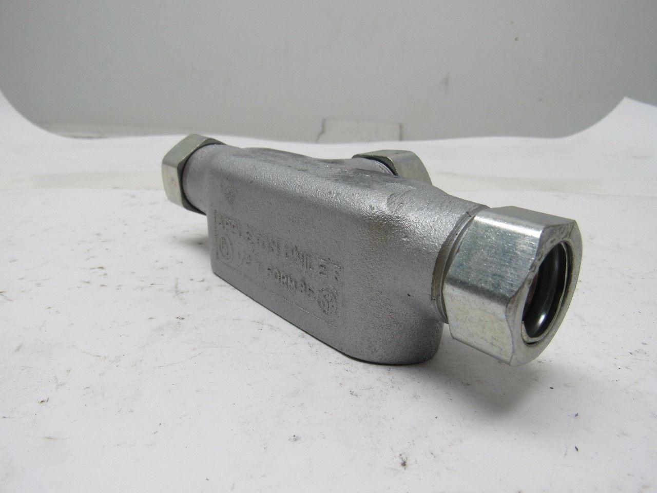 Appleton T50N-M Conduit Outlet Body, Rigid Conduit Malleable Iron 1/2" Lot of 5