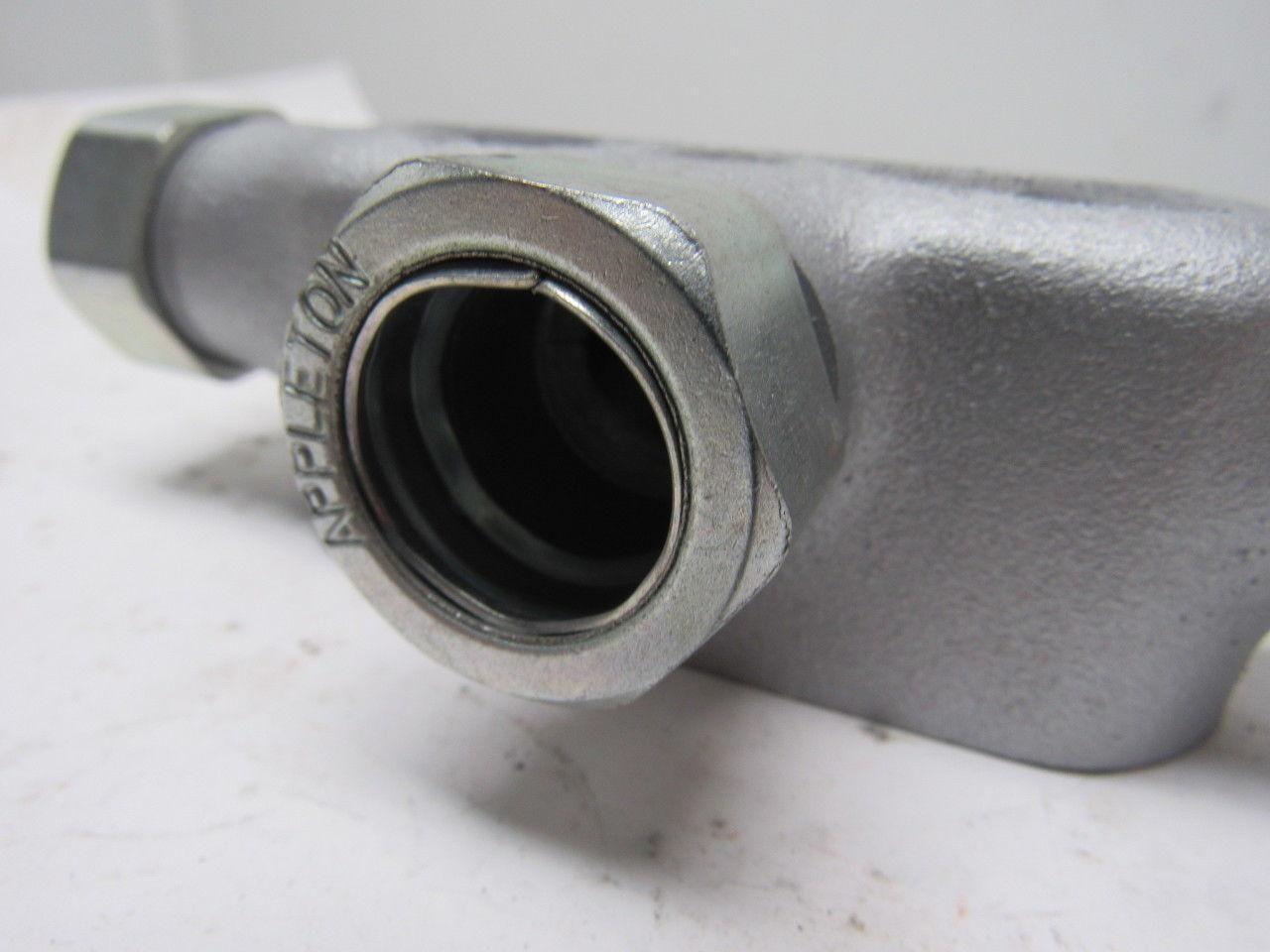 Appleton T50N-M Conduit Outlet Body, Rigid Conduit Malleable Iron 1/2" Lot of 5