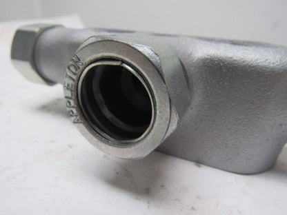 Appleton T50N-M Conduit Outlet Body, Rigid Conduit Malleable Iron 1/2" Lot of 5