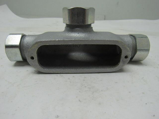 Appleton T50N-M Conduit Outlet Body, Rigid Conduit Malleable Iron 1/2" Lot of 5