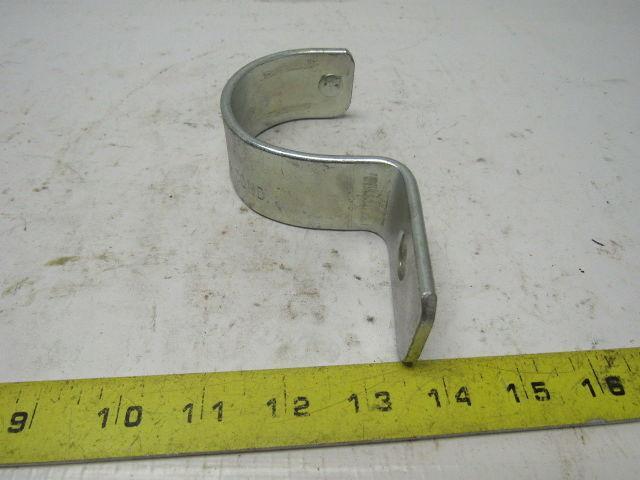 2-1/2" EMY & CONDO Single Hole Steel Strap Lot Of 10