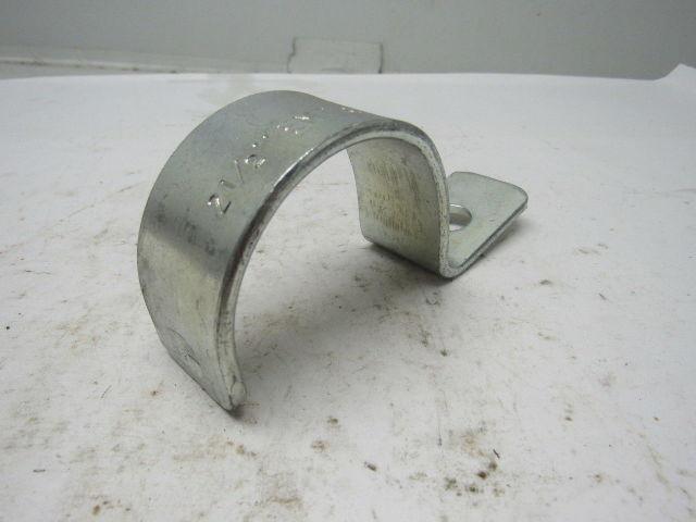 2-1/2" EMY & CONDO Single Hole Steel Strap Lot Of 10