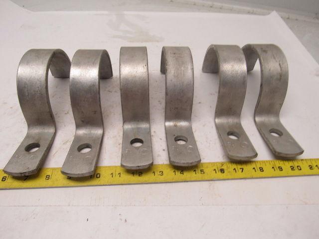 3-1/2" 1-Hole Strap Hangers Lot Of 6