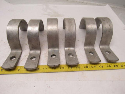 3-1/2" 1-Hole Strap Hangers Lot Of 6