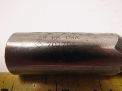 701704 1" Spiral 2 Flute End Mill 3" Length of Cut 5-1/2" O.A.L.