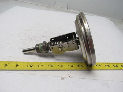 Eisenmann CR5011H 5" Stainless Steel Bimetal Dial Thermometer w/Adjustable Stem