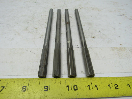 VARIOUS 7/16" Chucking Reamers All USA 4/ Lot 2" Cut 7"O.A.L.