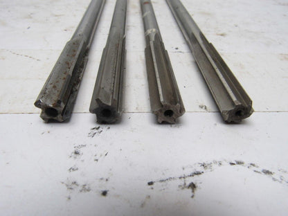 VARIOUS 7/16" Chucking Reamers All USA 4/ Lot 2" Cut 7"O.A.L.