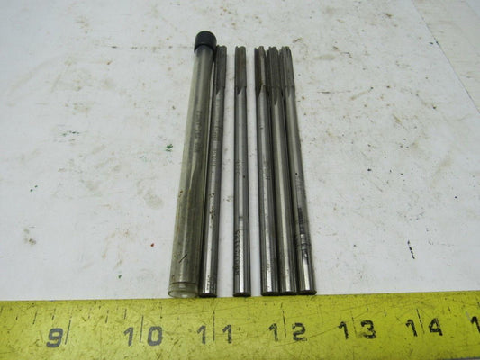 TRI_ANGLE R16153 5/16"  Straight 6 & 4 Flute Chucking Reamers Lot of 6 (3 Each)