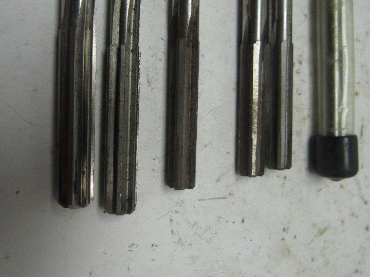 TRI_ANGLE R16153 5/16"  Straight 6 & 4 Flute Chucking Reamers Lot of 6 (3 Each)