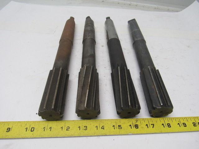 P&W 1-7/16" #4 Morse Taper 10 Flute Reamer (2)Straight (2) RH