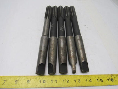 CHICAGO LATROBE 15/16" Double Circle #3 Morse 8 Flute Reamer Lot/5