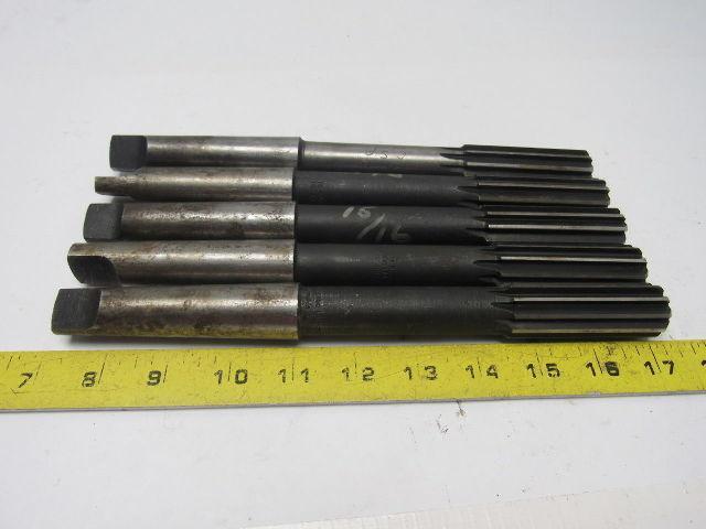 CHICAGO LATROBE 15/16" Double Circle #3 Morse 8 Flute Reamer Lot/5