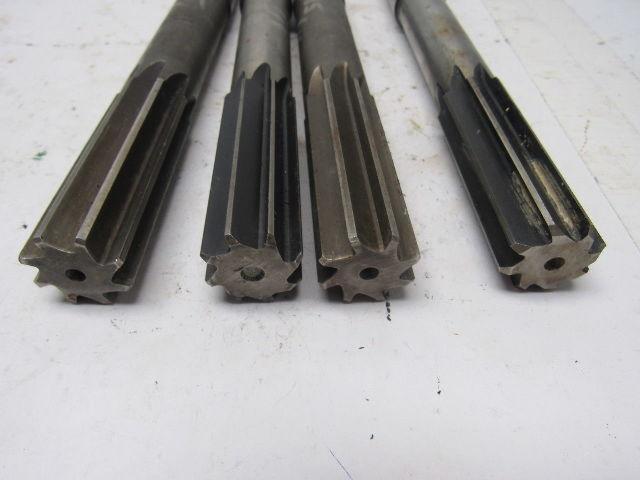 ST & UNION TWIST 15/16" #3 Morse 8 Flute SF Reamers Lot/4 USA