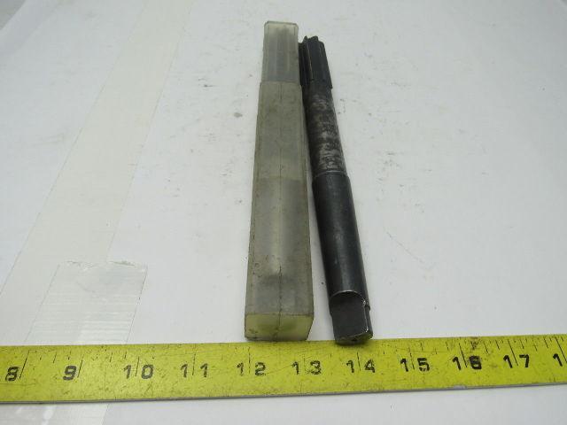 MORSE 0201 1" HSS #3 Taper Straight Flute Reamer Lot/2