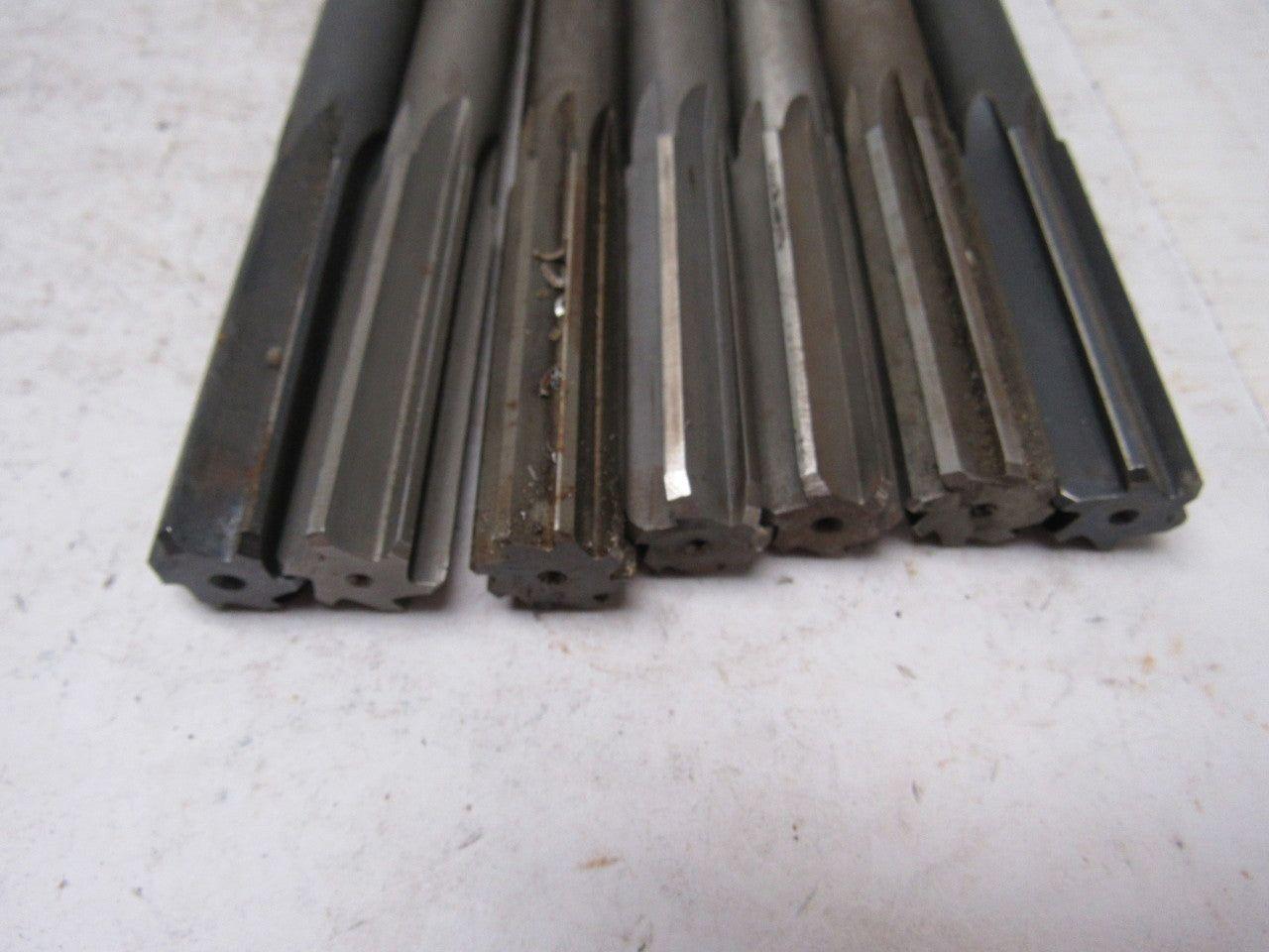 MORSE/AP 3/4" #2 MT SS SF Chucking Reamers Lot/7 Various Mfg.