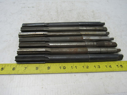 MORSE/AP 3/4" #2 MT SS SF Chucking Reamers Lot/7 Various Mfg.