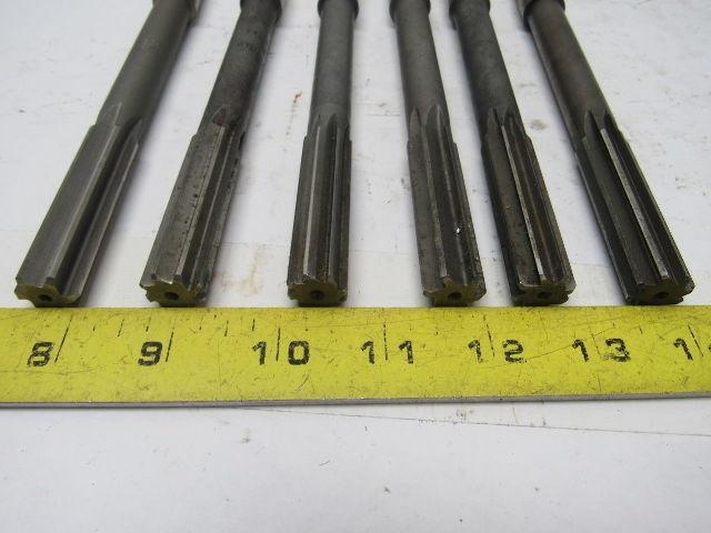 MORSE/CLEVELAND/BF 5/8" #2 MT Straight Flute Chucking Reamers Mixed Mfg Lot/5