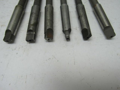 MORSE/CLEVELAND/BF 5/8" #2 MT Straight Flute Chucking Reamers Mixed Mfg Lot/5