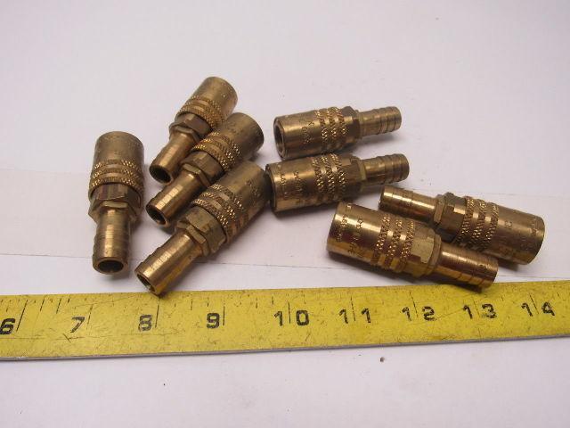 Jiffy-Matic JS-308-SV Socket, Straight For 1/2" Hose Lot Of 8