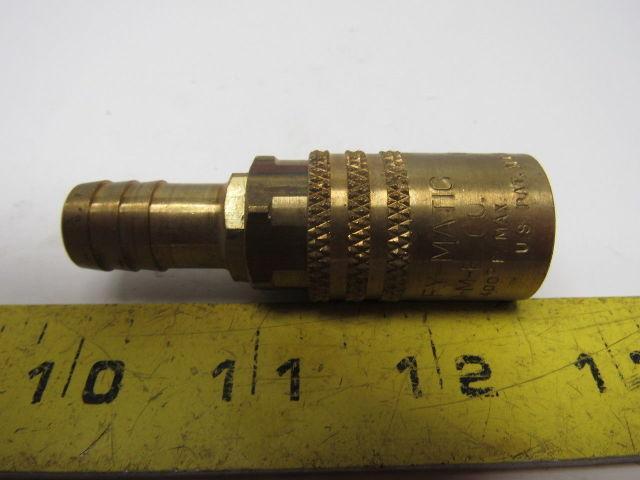 Jiffy-Matic JS-308-SV Socket, Straight For 1/2" Hose Lot Of 8