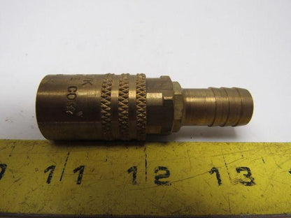 Jiffy-Matic JS-308-SV Socket, Straight For 1/2" Hose Lot Of 8