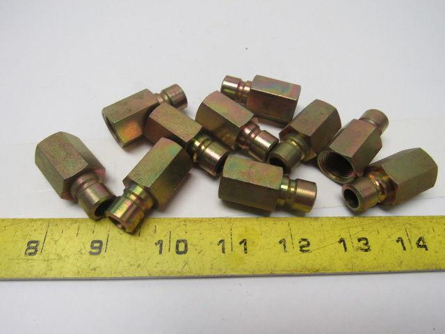 Jiffy-Matic JPF-0353 BP Female Plug 3/8" NPT Lot Of 10