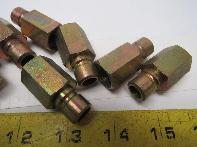 Jiffy-Matic JPF-0353 BP Female Plug 3/8" NPT Lot Of 10