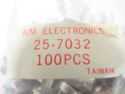 AIM 25-7032 RF Coaxial Connector  F-59ALM Crimp Male For RG-6 Cable Bag of 100