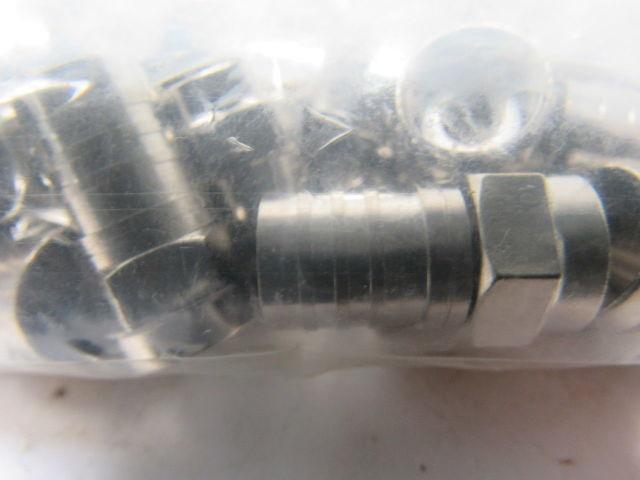 AIM 25-7032 RF Coaxial Connector  F-59ALM Crimp Male For RG-6 Cable Bag of 100