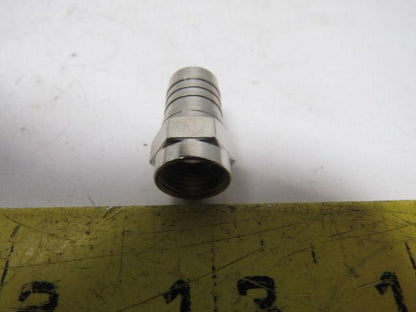 AIM 25-7032 RF Coaxial Connector  F-59ALM Crimp Male For RG-6 Cable Bag of 100