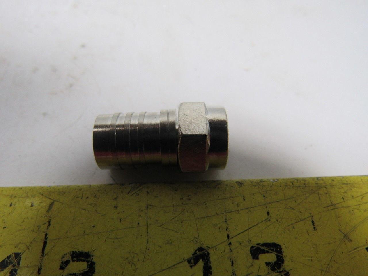 AIM 25-7032 RF Coaxial Connector  F-59ALM Crimp Male For RG-6 Cable Bag of 100