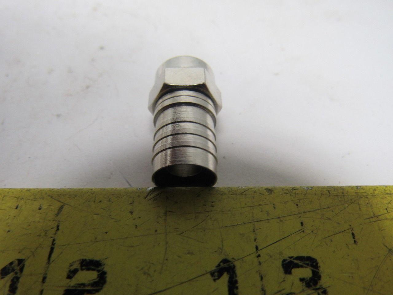 AIM 25-7032 RF Coaxial Connector  F-59ALM Crimp Male For RG-6 Cable Bag of 100