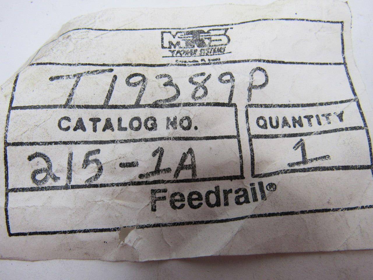 Feedrail T19389P 215-1A Silver Tungsten Contact  225 Amp For FH Series Feedrail