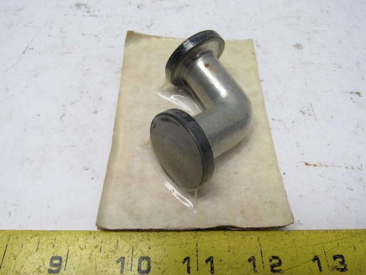 Leybold 18436  90° Mitered Elbow Aluminum Pipe Fitting DN 16 ISO-KF