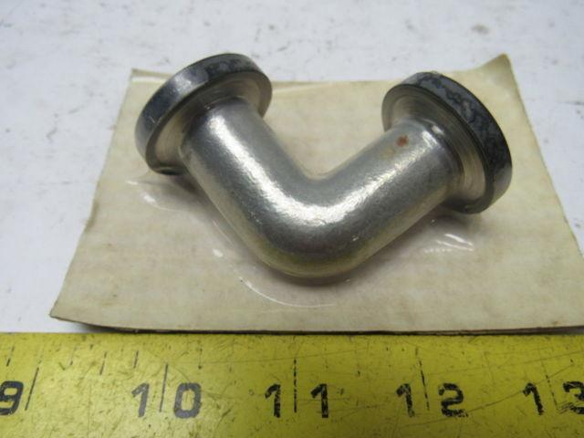 Leybold 18436  90° Mitered Elbow Aluminum Pipe Fitting DN 16 ISO-KF