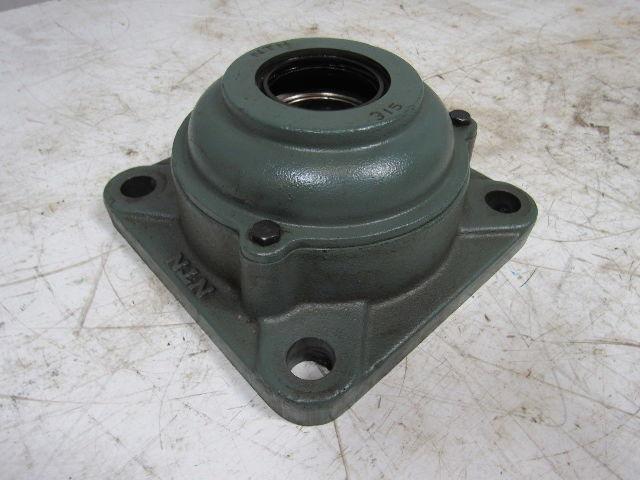 NTN CF315 4-Bolt Flange Brg. Housing W/UK315+HE2315 2-1/2 ADAPTER SLEEVE BRG