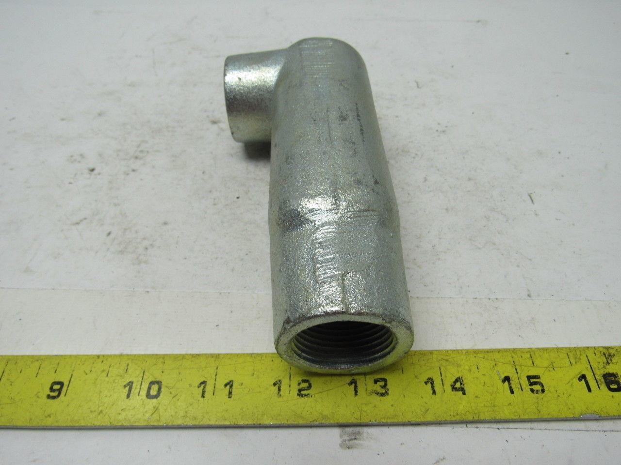 OZ Gedney LL-100 Conduit Body Thread Size 1" Iron Style L  Lot of 6